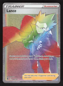 Lance 206/195 Pokemon TCG SWSH12: Silver Tempest NM - Image 1