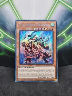 Yugioh Pile Armed Dragon HAC1-EN174 Secret Rare MP - Image 1