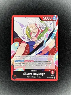 Silvers Rayleigh OP12-001 Leader - Legacy of the Master - ONE PIECE English - Image 1