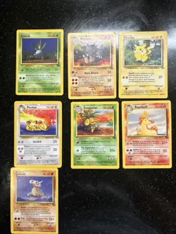 pokemon cards lot 1999 Jungle set 27 total - Image 2