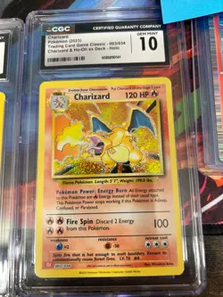 Charizard 003/034 Trading Card Game Classic Holo - Image 1