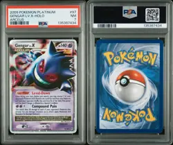 Pokemon Gengar LV.X Platinum Arceus Holo Ultra Rare Card 97/99 2009 PSA 7 - Image 4