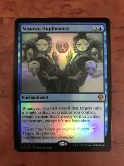 Vesuvan Duplimancy Foil MTG Magic the Gathering Card NM Mint Dominaria DMU - Image 1