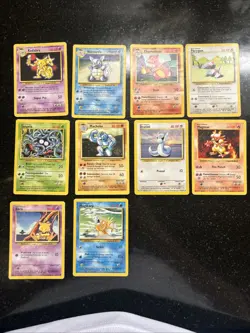 pokemon cards lot 1999 Base set 34 card lot Read Description - Image 1