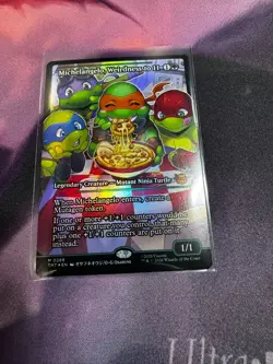 Michelangelo, Weirdness to 11 (Showcase) FOIL - Teenage Mutant Ninja Turtles MTG - Image 1