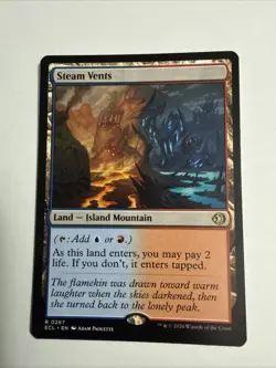 Steam Vents - Lorwyn Eclipsed - MtG- NM - Image 1