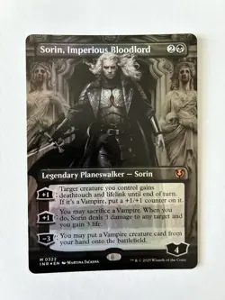 MtG *borderless foil* Sorin, Imperious Bloodlord Innistrad Remastered NM mythic - Image 1