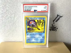 Pokemon 1999 Fossil TENTACRUEL 1st Edition #44 PSA 9 Mint RARE - Image 1