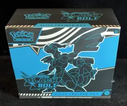 Pokemon TCG Scarlet & Violet Black Bolt ETB Elite Trainer Box - NEW Sealed - Image 1