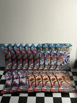 Pokemon TCG Scarlet & Violet Paradox Rift Sleeved Booster Lot Of 18 - Image 1