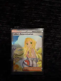 Pokemon TCG Lillie's Determination 184/132 Full Art Trainer Mega Evolutions - Image 1