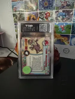 TOPPS NEAR MINT 8 - Hitmonlee 106 - Pokemon 1998 - Image 2
