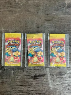 50x 2011 POKEMON Sealed Vintage Booster Packs Battle Dics (45 blue and 5 red) - Image 2