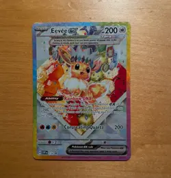 Eevee ex SVP174 Pokemon Prismatic Evolutions Black Star Promo NM - Image 1