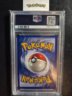First Edition 1999 Pokemon Fossil 33/62 Gastly PSA NM-MT 8 - Image 2