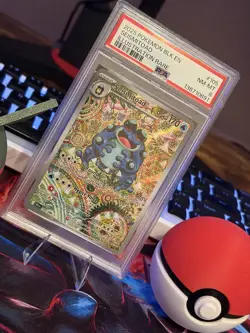 Pokemon Seismitoad Sv: Black Bolt Illustration Rare Holo 105/086 PSA 8 2025 - Image 1