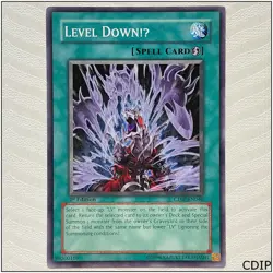 Level Down!U - CDIP-EN046 - Common 1st Edition Yugioh - Image 1