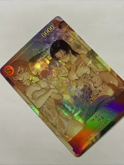 Nami Boa Hancock Bath One Piece Girl Waifu Card Holo Foil Anime Signature Sexy - Image 4