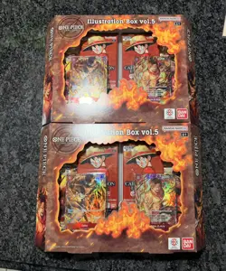 One Piece TCG: One Piece Illustration Box Vol. 5 New Factory Sealed Lot 2x - Image 1