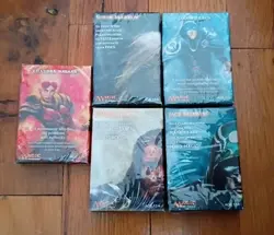 Magic The Gathering MTG 5 Planeswalker Starter 30 Card Decks 2009 Factory Sealed - Image 1
