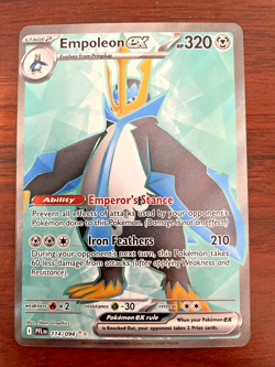 Pokemon card - Empoleon ex 114/94 -Phantasmal Flames - Special Illustration Rare - Image 1