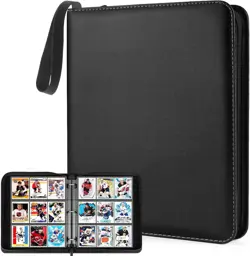 900 Cards Pocket Trading Card Binder 9 Pocket Trading Card Album Folder Case - Image 2