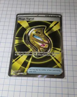 Pokemon TCG Mega Evolution Ultra Rare Trainer Card Mega Signal 171/132 - Image 2