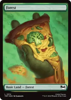 Forest (Surge Foil) - NM - MTG - Teenage Mutant Ninja Turtles Foil - Image 1