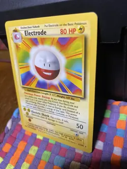 Pokemon TCG Base Set Unlimited Electrode Non-Holo Rare 21/102 #21 LP - Image 3