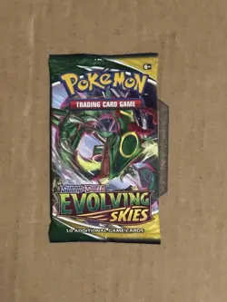 Nintendo Pokemon TCG Sword & Shield Evolving Skies Booster Pack 820650808777 - Image 1