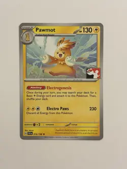 Pawmot 076/198 Pokemon Prize Pack Series 3 NM Scarlet & violet variant F - Image 1