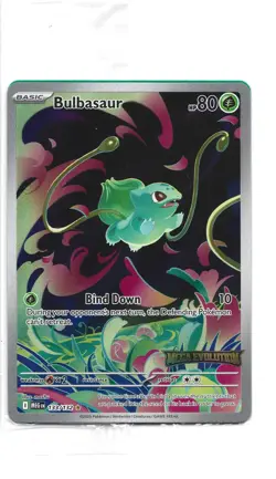 Pokemon Bulbasaur - (Mega Evolution Stamped) 133/132 Black Star Promo - Image 1
