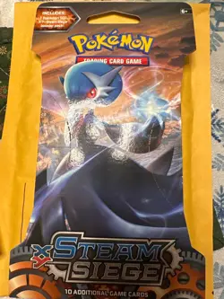 1 Pokemon: XY Steam Siege Sleeved Booster Pack - Image 1