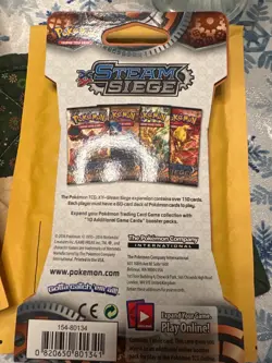 1 Pokemon: XY Steam Siege Sleeved Booster Pack - Image 2