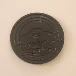 2022 Pokemon Lucario Coin Silver Mirror Holo Large 1 3/8" TCG Heavy Hitters Box - Image 3