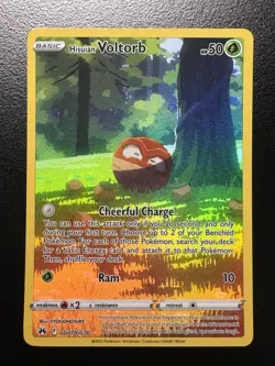 Pokemon TCG - Hisuian Voltorb - Crown Zenith GG01/GG70 Galarian Gallery Full Art - Image 1