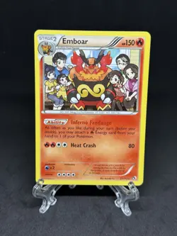 2013 Pokemon Emboar 27/113 Uncommon – Black & White Plasma Freeze NM - Image 1