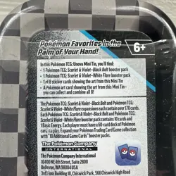 Pokemon TCG Black Bolt & White Flare Mini Tin, Factory Sealed & X2Japanese Packs - Image 5