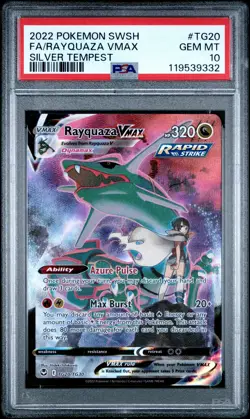 Rayquaza VMAX 2022 Pokemon Silver Tempest PSA 10 #TG20 - Image 1
