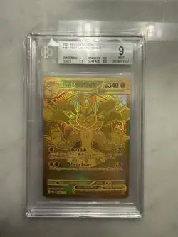 2025 Pokemon Mega Evolution Mega Lucario Ex Gold MHR #188 GEM MINT BGS 9 - Image 1