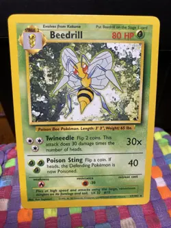 Pokemon TCG Base Set Unlimited Rare Non-Holo 17/102 #17 NM - Image 1