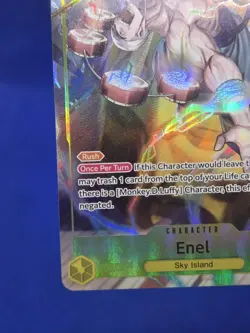 One Piece Awakening of the New Era Enel OP05-100 Alternate Alt Art Super Rare - Image 5