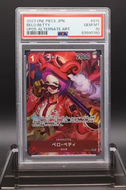 Belo Betty Alt Art - OP05 - One Piece Japanese PSA 10 - Image 1