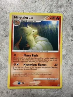 Ninetails 36/127 Non-Holo Rare Platinum 2009 Pokemon Card - Image 1