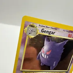 Pokemon TCG Gengar Fossil Holo Card 5/62 Unlimited Rare MP/HP - Image 2