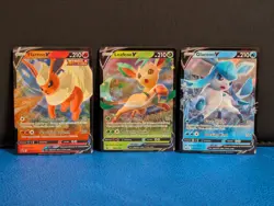 Eevee Evolutions V Promo Complete SWSH 9 Card Set Eeveelutions Pokemon NM - Image 3