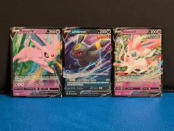Eevee Evolutions V Promo Complete SWSH 9 Card Set Eeveelutions Pokemon NM - Image 5