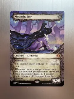 Moonshadow - 313 - MTG: Lorwyn Eclipsed - Fable Frame - Showcase - Mythic - Image 1