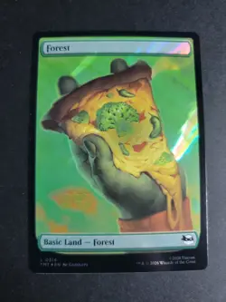 Forest 0314 (Surge Foil) Land MTG Ninja Turtles - Image 1