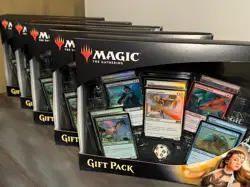 MTG 2018 Gift Pack X5 NEW FACTORY SEALED English 5 Boxes Core Set 2019 630509686063 - Image 3
